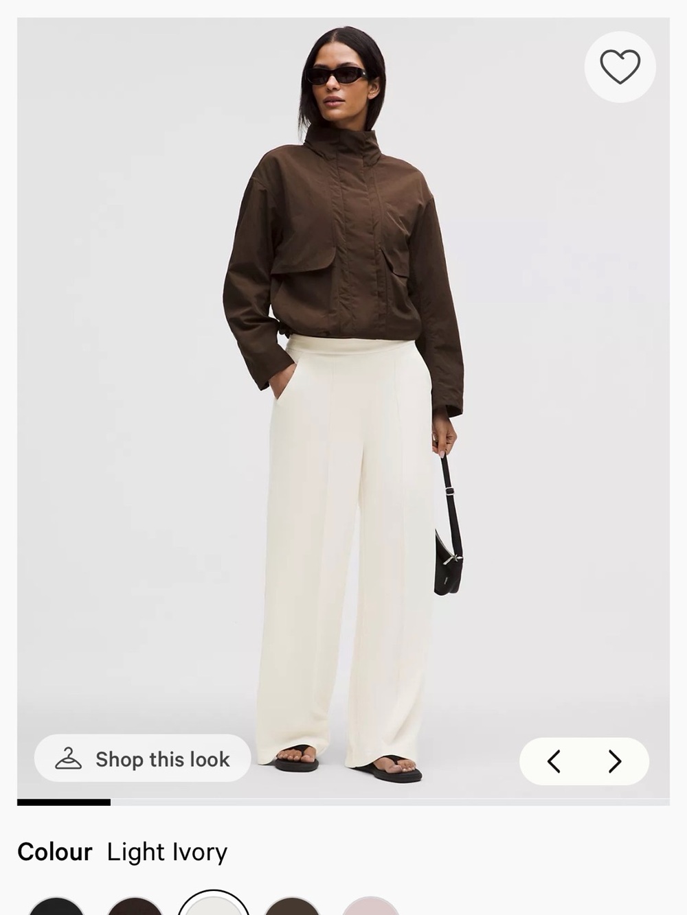 lululemon Softstreme Pintuck Wide Leg Pants